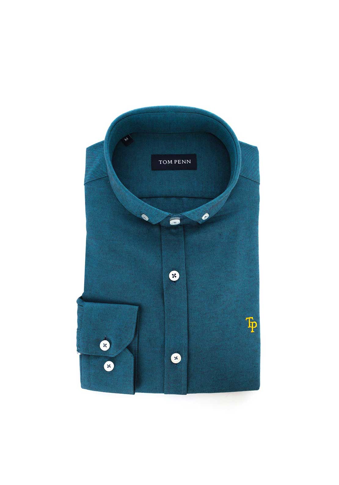 Tom Penn Long Sleeve Shirt, Ocean Blue