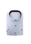 Tom Penn Short Sleeve Print Shirt, Blue & Navy