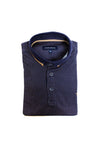 Tom Penn Pattern Polo Shirt, Navy & Tan