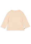 Tommy Hilfiger Baby Boy Long Sleeve Logo Top, Beige