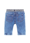 Tommy Hilfiger Baby Boy Monotype Denim Pants, Blue