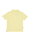 Tommy Hilfiger Baby Boy Essential Flag Polo, Yellow Tulip