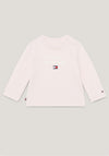 Tommy Hilfiger Baby Girl Logo Long Sleeve Top, Whimsy Pink