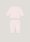Tommy Hilfiger Baby Girl Logo Sweatshirt and Jogger Set, Whimsy Pink