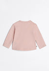 Tommy Hilfiger Baby Girl Logo Long Sleeve Top, Soft Rose