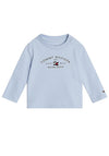Tommy Hilfiger Baby Long Sleeve Top, Blue