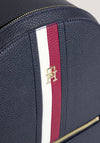 Tommy Hilfiger Emblem Signature Dome Backpack, Space Blue