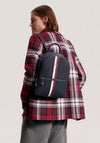 Tommy Hilfiger Emblem Signature Dome Backpack, Space Blue