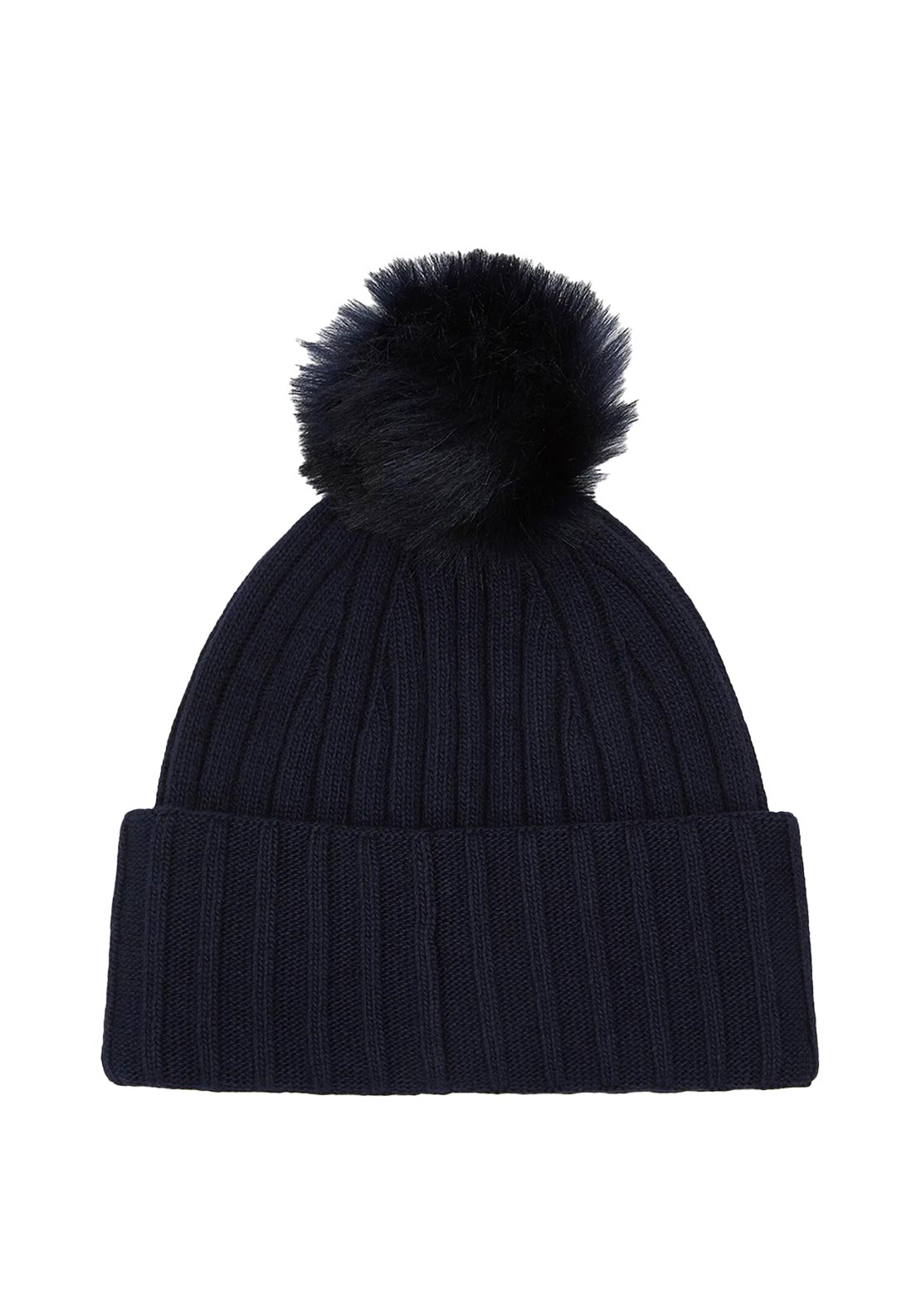 Tommy Hilfiger Essentials Chic Pom Pom Beanie, Navy
