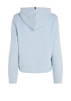 Tommy Hilfiger Womens 1985 Reg Mini Logo Hoodie, Breezy Blue