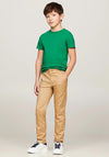 Tommy Hilfiger Boy Essential Short Sleeve Tee, Olympic Green