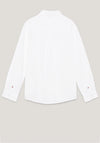 Tommy Hilfiger Boy Long Sleeve Waffle Shirt, White