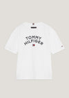 Tommy Hilfiger Boys Flag Short Sleeve Tee, White