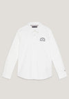 Tommy Hilfiger Boys Varsity Long Sleeve Shirt, White