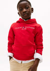 Tommy Hilfiger Boys Essential Hoodie, Red
