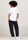 Tommy Hilfiger Boy Puff Logo Short Sleeve Tee, White