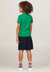 Tommy Hilfiger Boy Pique Monogram Short Sleeve Tee, Green