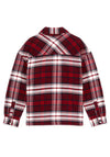 Tommy Hilfiger Boys Lined Tartan Overshirt, Red Multi