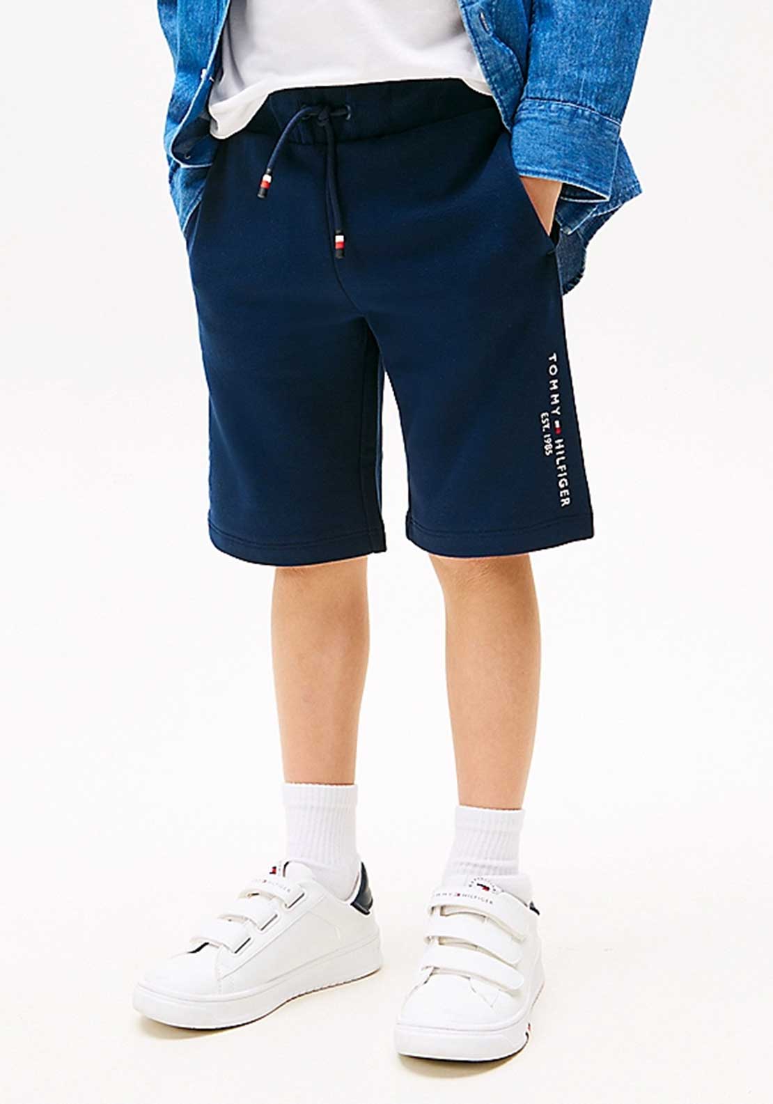 Tommy Hilfiger Boys Essential Shorts, Navy