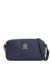 Tommy Hilfiger Monogram Plaque Crossbody Camera Bag, Navy
