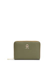 Tommy Hilfiger Chic Monogram Zip Around Medium Wallet, Utility Olive