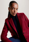 Tommy Hilfiger Classic Wool Blend Coat, Wine