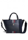 Tommy Hilfiger Corporate Monogram Small Tote Bag, Navy