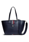 Tommy Hilfiger Corporate Monogram Large Tote Bag, Space Blue