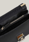 Tommy Hilfiger Monogram Crossbody Bag, Black