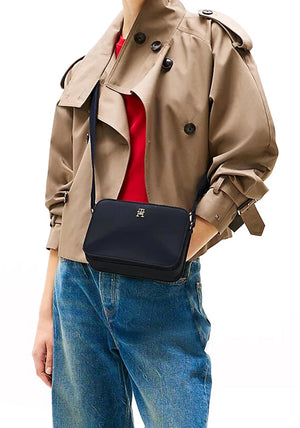 Tommy Hilfiger Monotype Strap Crossbody Bag, Space Blue