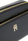Tommy Hilfiger Iconic Monogram Camera Crossbody Bag, Black