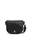 Tommy Hilfiger Logo Strap Saddle Crossbody Bag, Black
