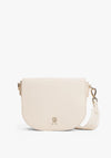 Tommy Hilfiger Logo Strap Saddle Crossbody Bag, Sugarcane
