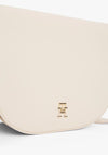 Tommy Hilfiger Logo Strap Saddle Crossbody Bag, Sugarcane