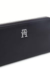 Tommy Hilfiger Essential Monogram Large Wallet, Black