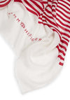 Tommy Hilfiger Essential Logo Scarf, Medium Red