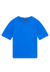 Tommy Hilfiger Boy Short Sleeve Essential Tee, Ultra Blue