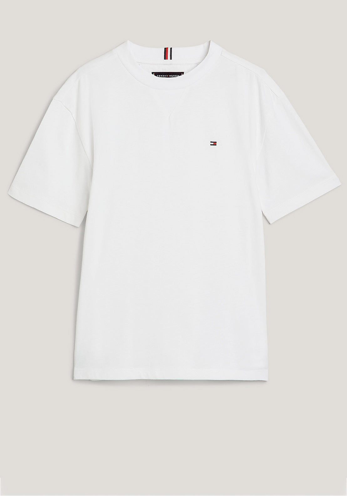 Tommy Hilfiger Boy Short Sleeve Essential Tee, White