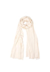 Tommy Hilfiger Monogram Jacquard Fringed Scarf, Beige