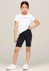 Tommy Hilfiger Girl Mono Fitted Cycle Shorts, Desert Sky