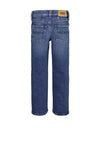 Tommy Hilfiger Girl Girlfriend Straight Fit Jean, Blue