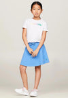 Tommy Hilfiger Girl Mono Logo Short Sleeve Tee, White