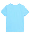 Tommy Hilfiger Girl Monotype Foil Logo Tee, Blue Spell