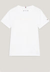 Tommy Hilfiger Girl Monotype Foil Logo Tee, White