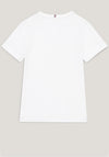 Tommy Hilfiger Girl Monotype Foil Logo Tee, White