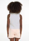 Tommy Hilfiger Girl Essential Ribbed Tank Top, White