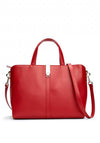 Tommy Hilfiger Heritage Plaque Satchel Bag, Dark Magma