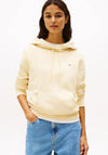 Tommy Jeans Flag Embroidered Hoodie, Yellow