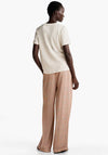 Tommy Hilfiger Womens Logo T-Shirt, Cream