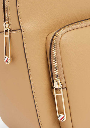 Tommy Hilfiger Soft Logotape Backpack, Tan